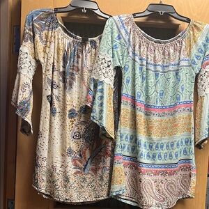 Bohemian Paisley Women's Tops - Multicolor